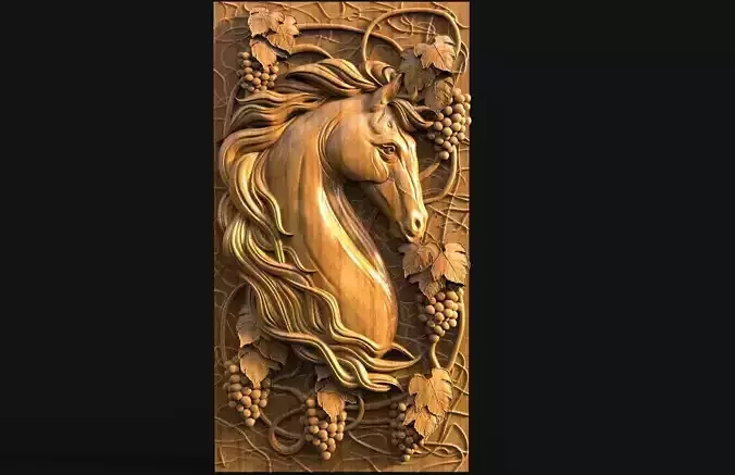 Horse CNC  3D print model