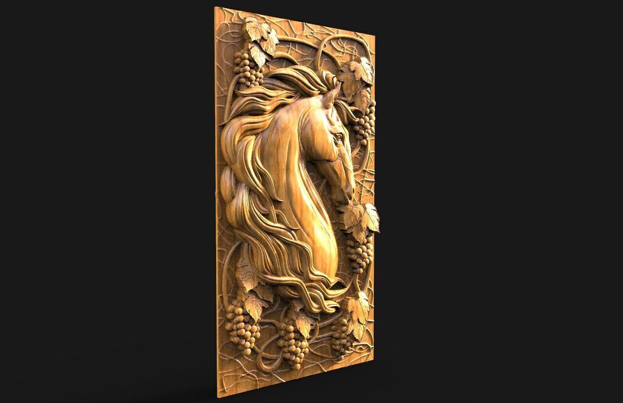 Horse CNC  3D print model_3