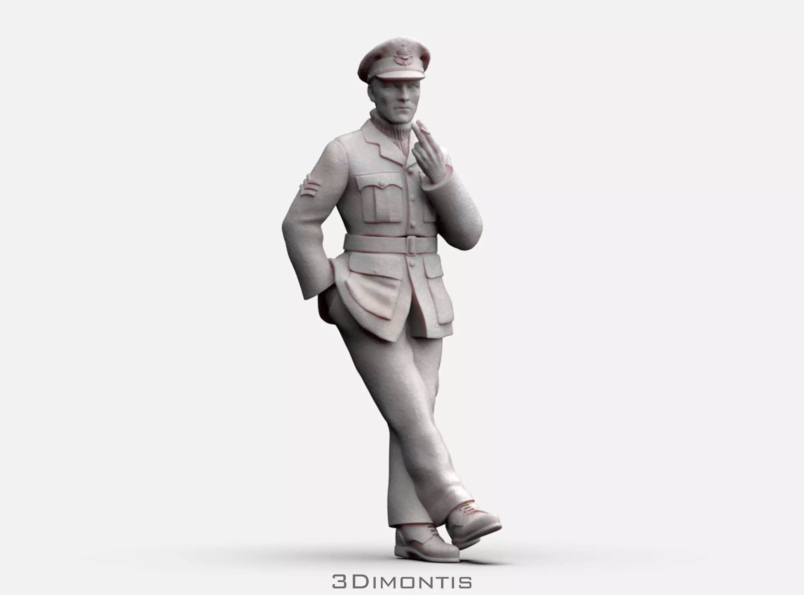 British Pilot WW2 3D print model