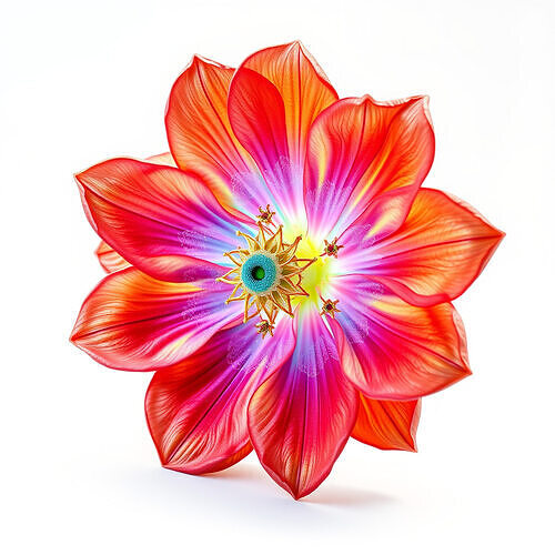 Vibrant Floral Model Pack  Detailed D Flower Low-poly 3D model