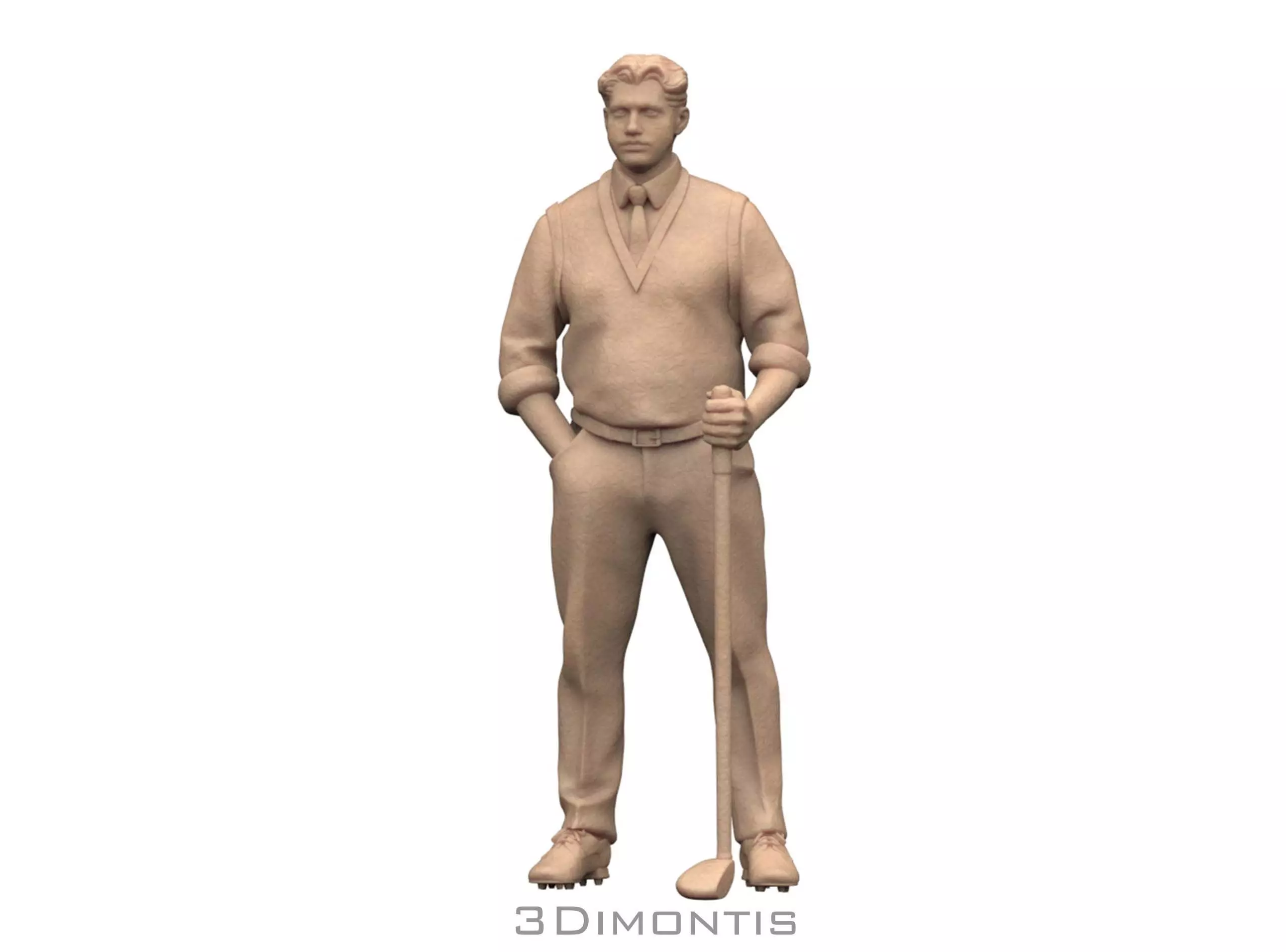 Golf Player 3D print model