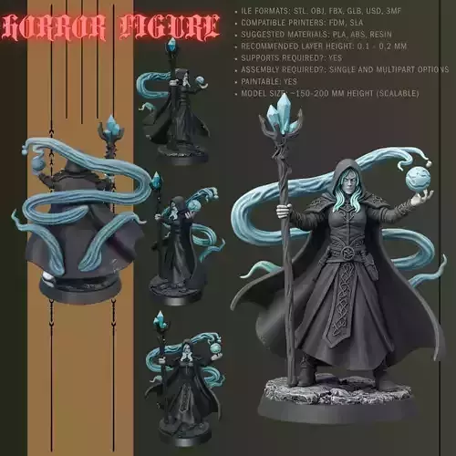 Sovereign of Ice and Magic 3D print model