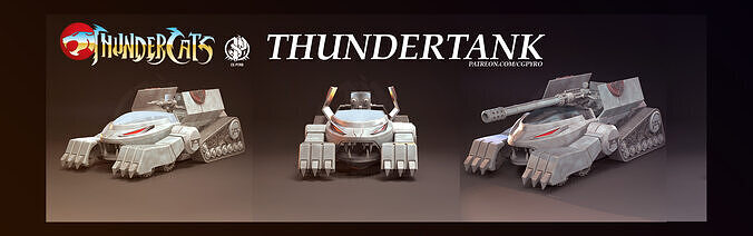 Thundertank Thundercats colectibles STL files 3d printig 3D print model