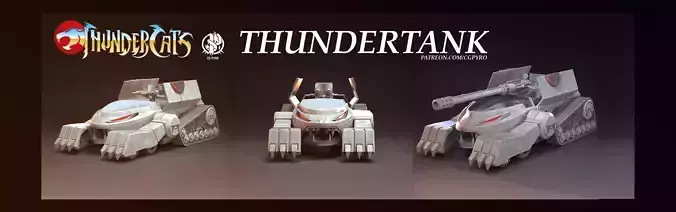 Thundertank Thundercats colectibles STL files 3d printig 3D print model