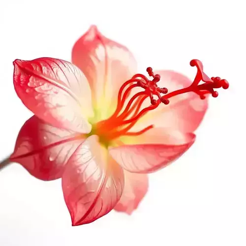 Realistic Hibiscus Flower Model Pack for Versatile Projects Low-poly 3D model