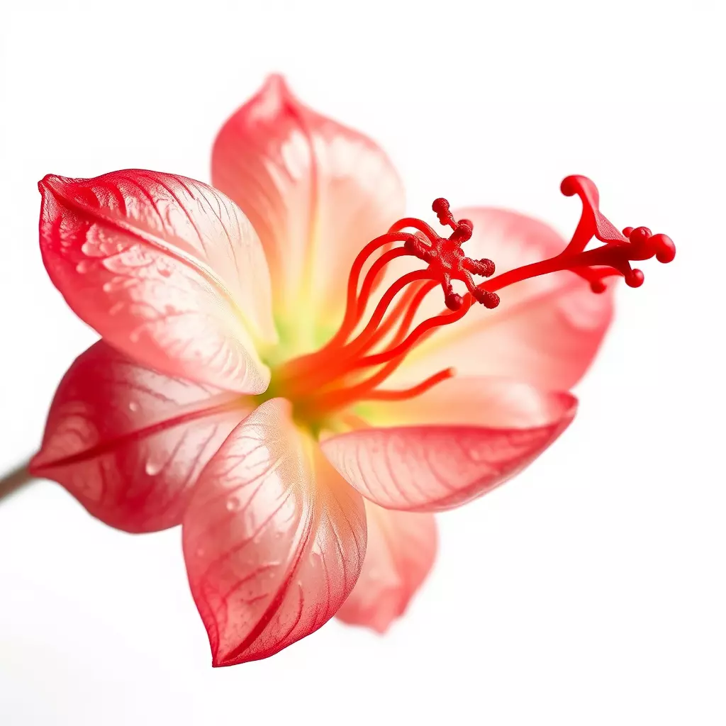 Realistic Hibiscus Flower Model Pack for Versatile Projects Low-poly 3D model_0