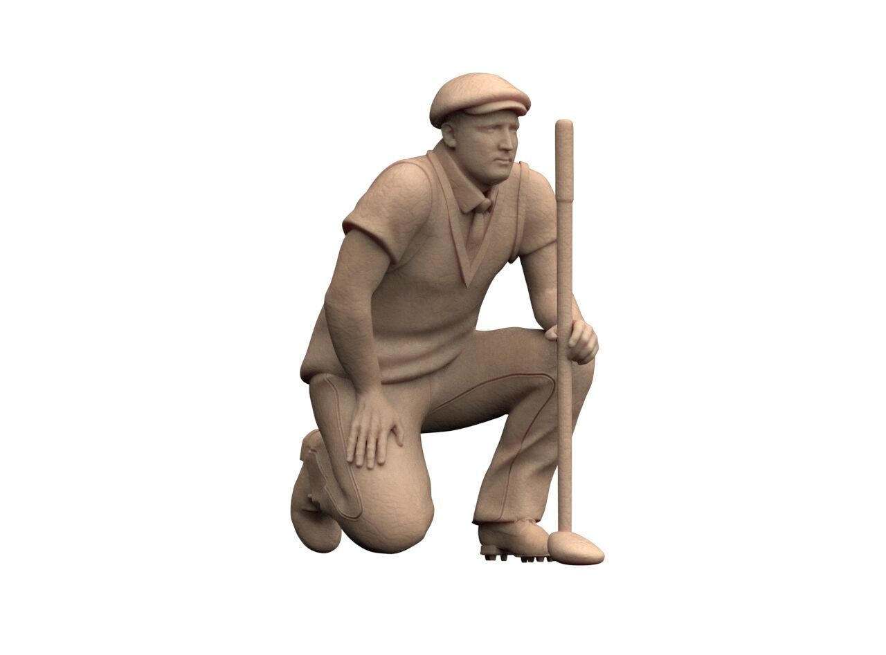 Golf Player 3D print model_9