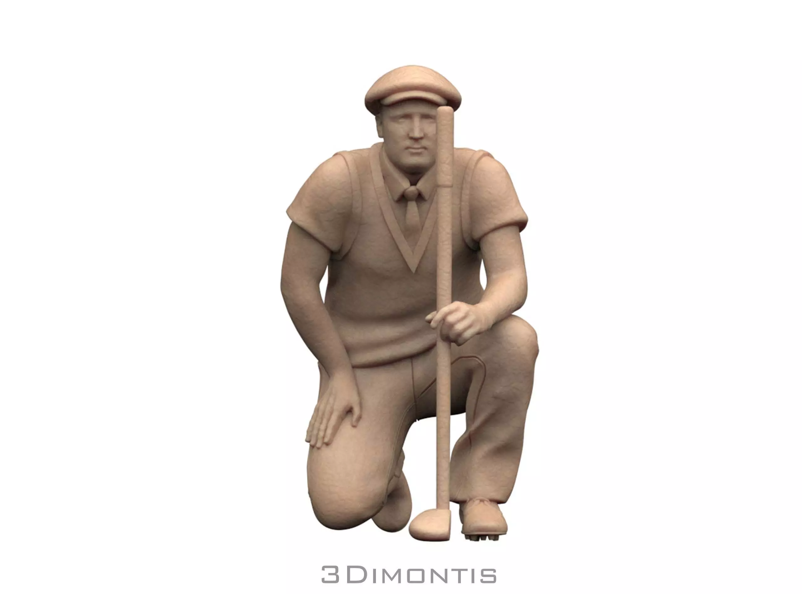 Golf Player 3D print model_0