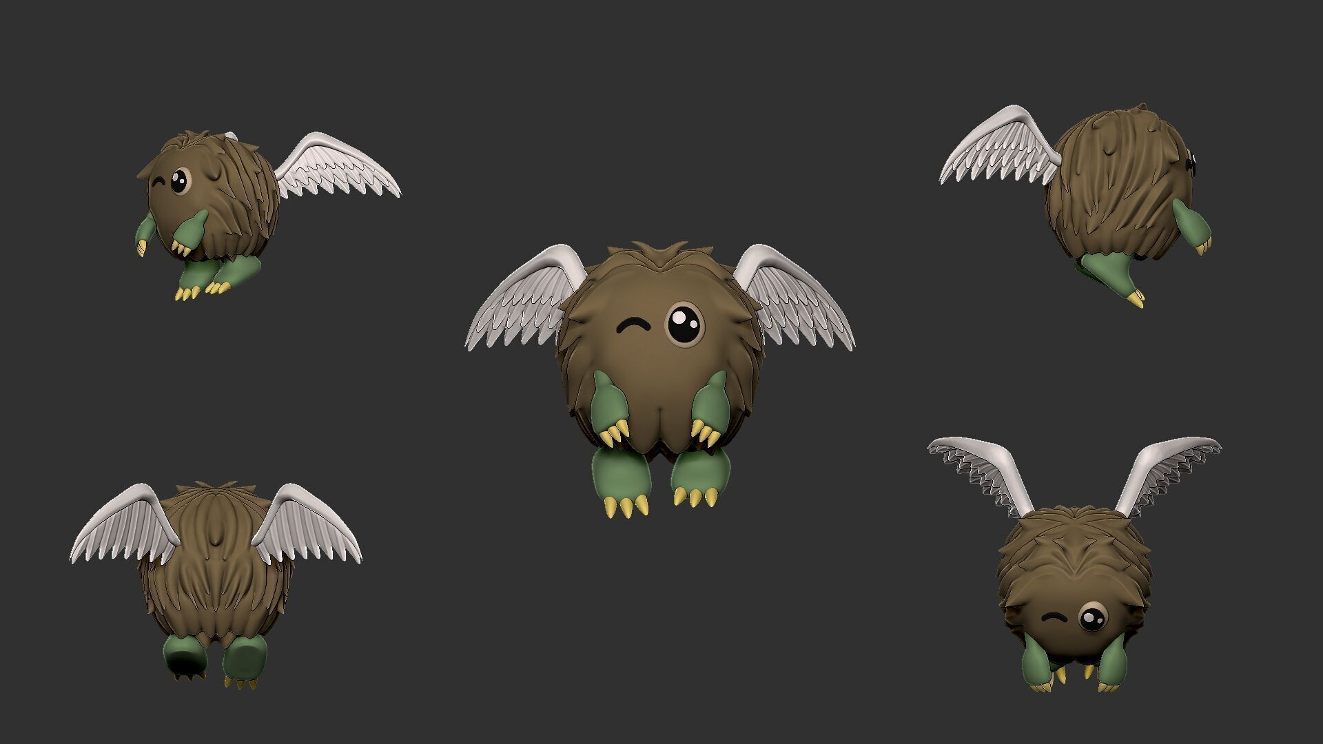 winged kuriboh 3D print model_1