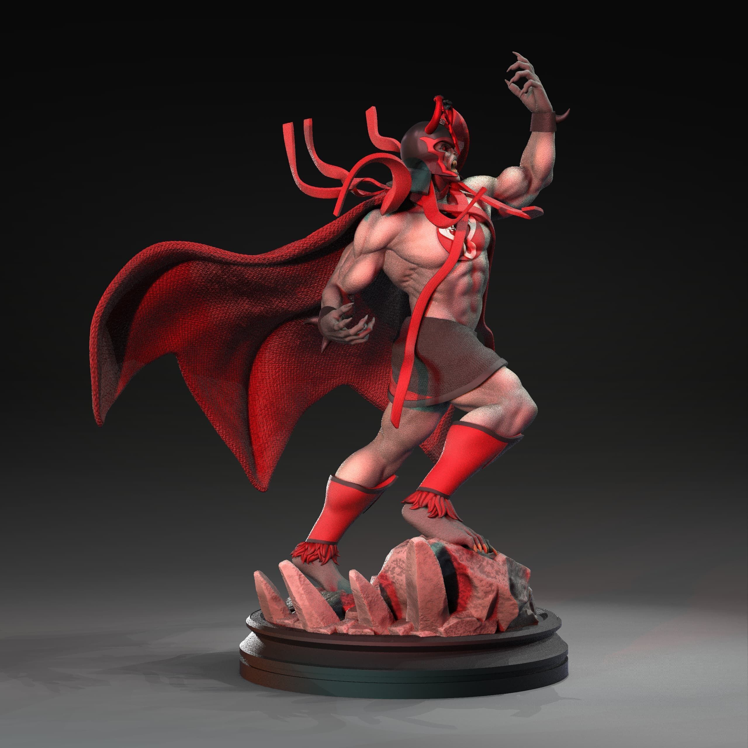 Mumm Ra Red and Black Thundercats STL files 3D printing 3D print model_2