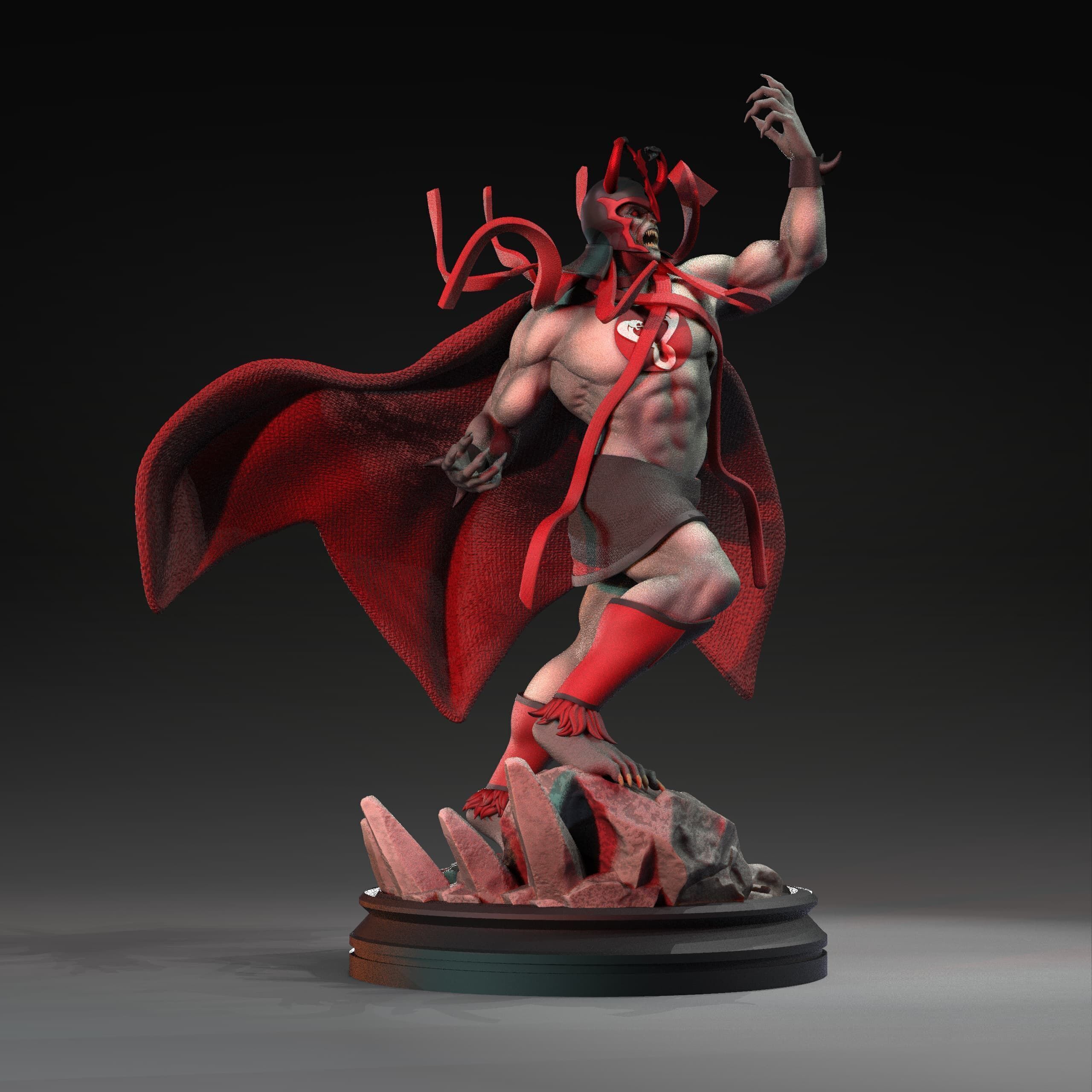 Mumm Ra Red and Black Thundercats STL files 3D printing 3D print model_3