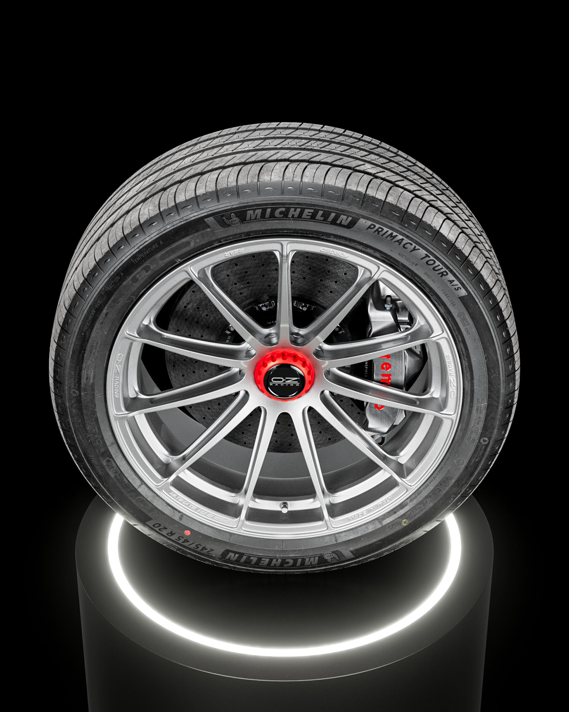 Michelin Primacy Tour 245 45 R20 3D model_8