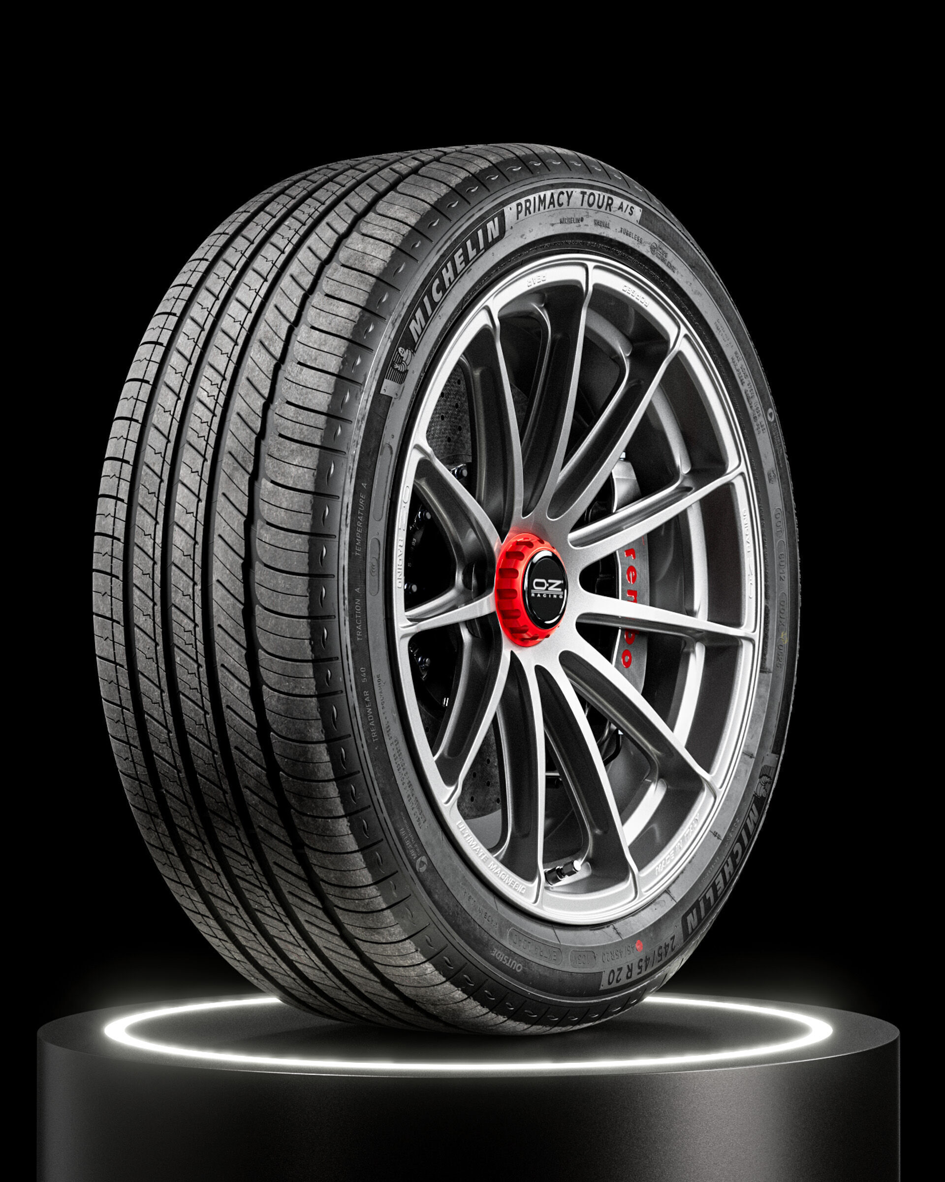 Michelin Primacy Tour 245 45 R20 3D model_5