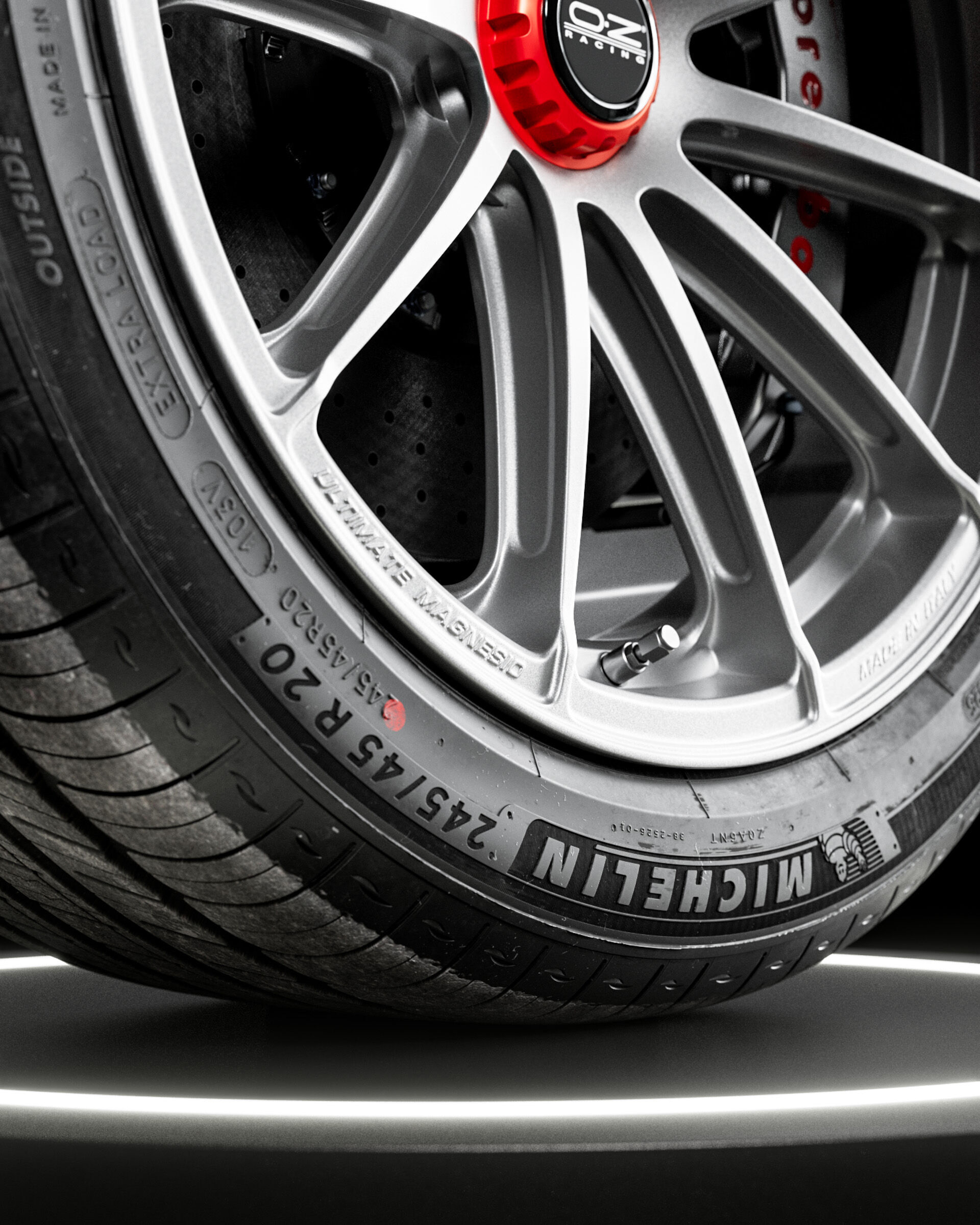 Michelin Primacy Tour 245 45 R20 3D model_4