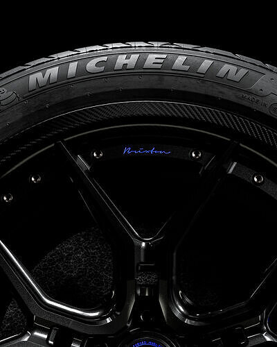 Michelin Primacy 4 235 45 20 100V 3D model 5