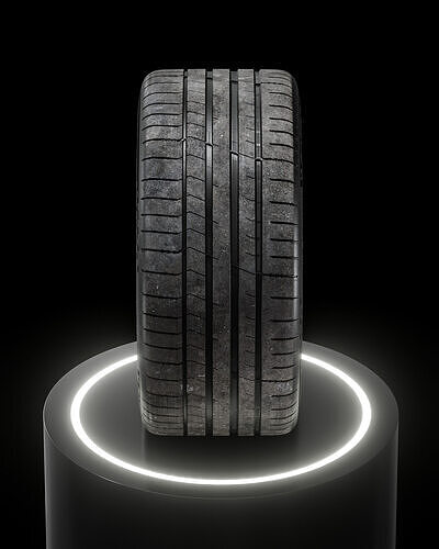 Michelin Pilot Sport S 5 305 30 21 107Y XL 3D model 7