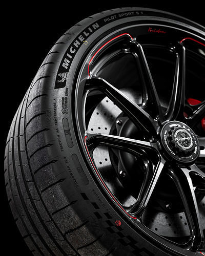 Michelin Pilot Sport S 5 305 30 21 107Y XL 3D model 2
