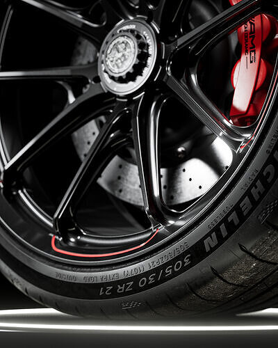 Michelin Pilot Sport S 5 305 30 21 107Y XL 3D model 4