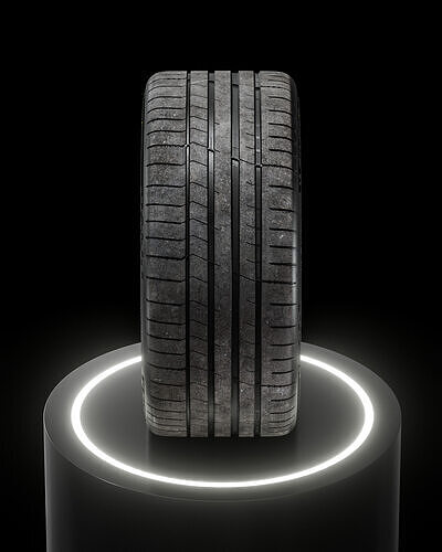 Michelin Pilot Sport S 5 295 30 21 102Y XL 3D model 7