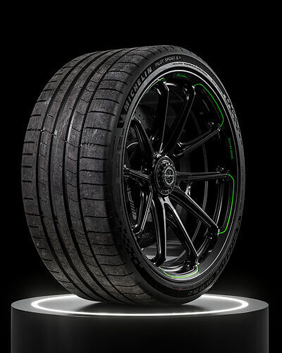 Michelin Pilot Sport S 5 295 30 21 102Y XL 3D model 6