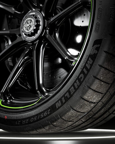 Michelin Pilot Sport S 5 295 30 21 102Y XL 3D model 4