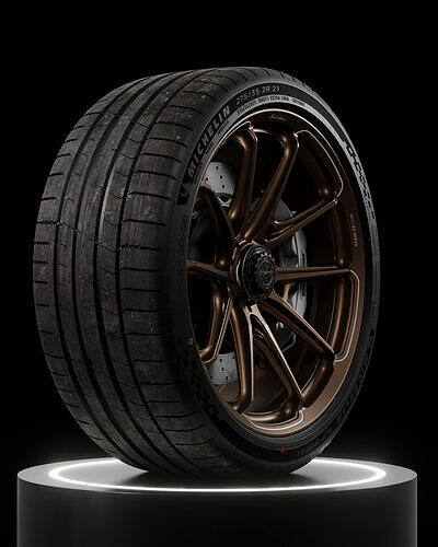 MICHELIN Pilot Sport S 5 275 35 R21 103Y 3D model 6