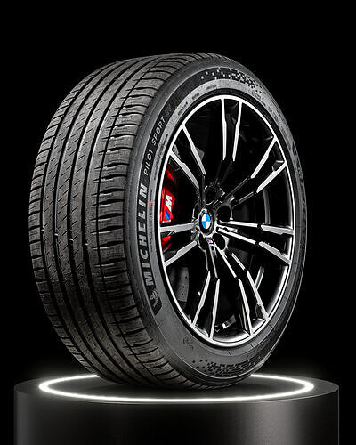 Michelin Pilot Sport EV 285 40 R20 3D model 6