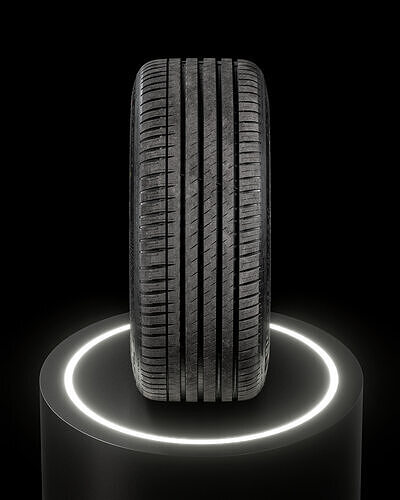 Michelin Pilot Sport EV 285 40 R20 3D model 7