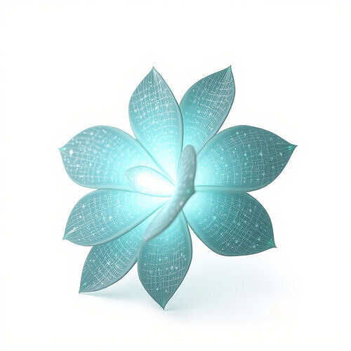 Glowing Lotus Flower Model Pack for Environment Design Low-poly 3D model
