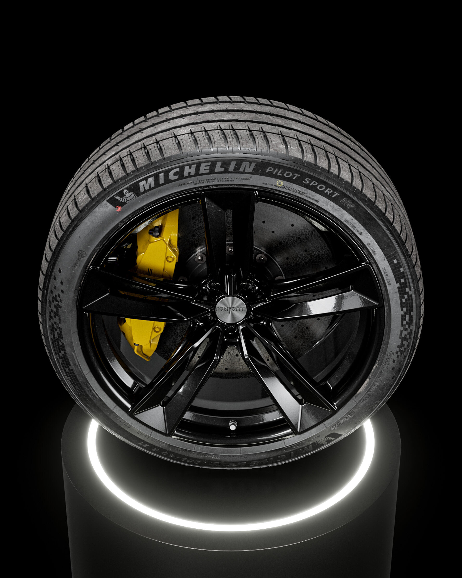Michelin Pilot Sport EV 255 40 R21 102Y 3D model | CGTrader