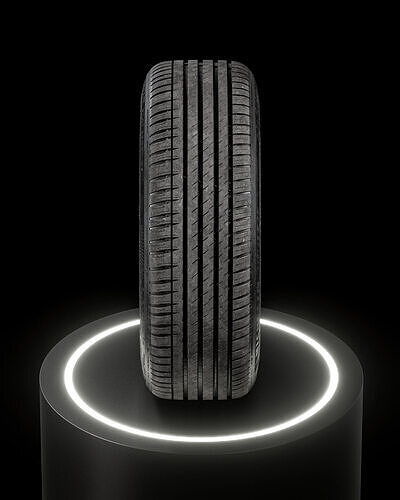 Michelin Pilot Sport EV 245 45 R20 3D model 7