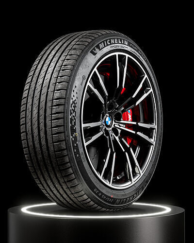 Michelin Pilot Sport EV 245 45 R20 3D model 6