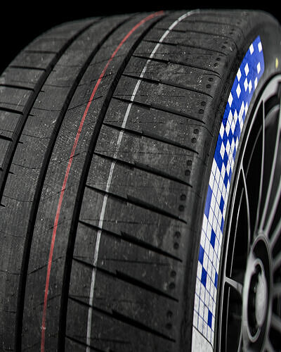 Michelin Pilot Sport EV 24 64 18 Clean 3D model 5