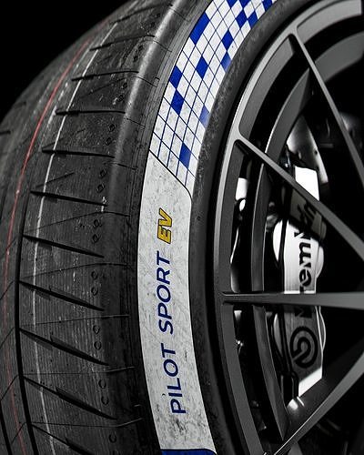 Michelin Pilot Sport EV 24 64 18 Clean 3D model 2