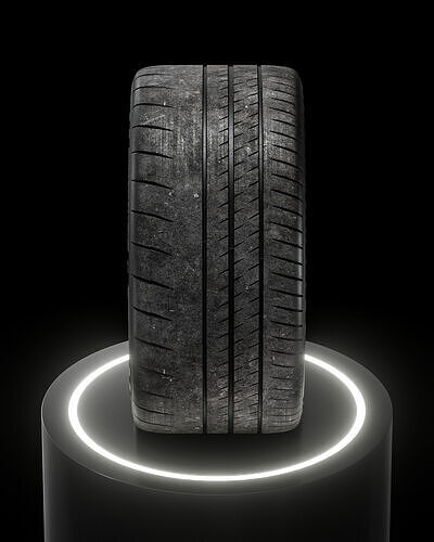 Michelin Pilot Sport CUP 2 R V3 325 30 ZR21 108Y 3D model 7