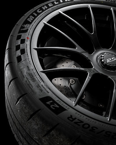 Michelin Pilot Sport CUP 2 R V3 325 30 ZR21 108Y 3D model 2