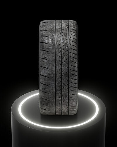 MICHELIN Pilot Sport Cup 2 R V3 265 35 ZR20 99Y 3D model 7