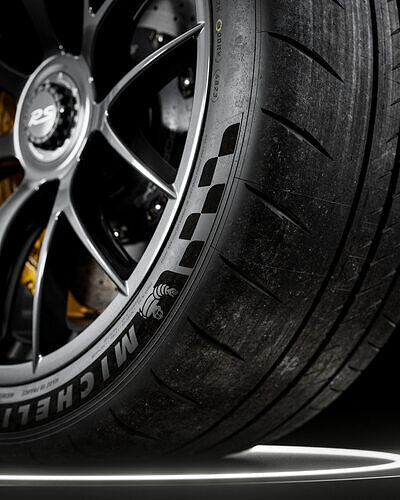 MICHELIN Pilot Sport Cup 2 R V3 265 35 ZR20 99Y 3D model 5
