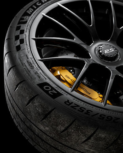 MICHELIN Pilot Sport Cup 2 R V3 265 35 ZR20 99Y 3D model 2