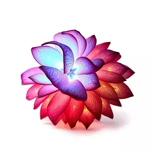 Glowing Flower Model Pack for D Rendering and Game Engines Low-poly 3D model