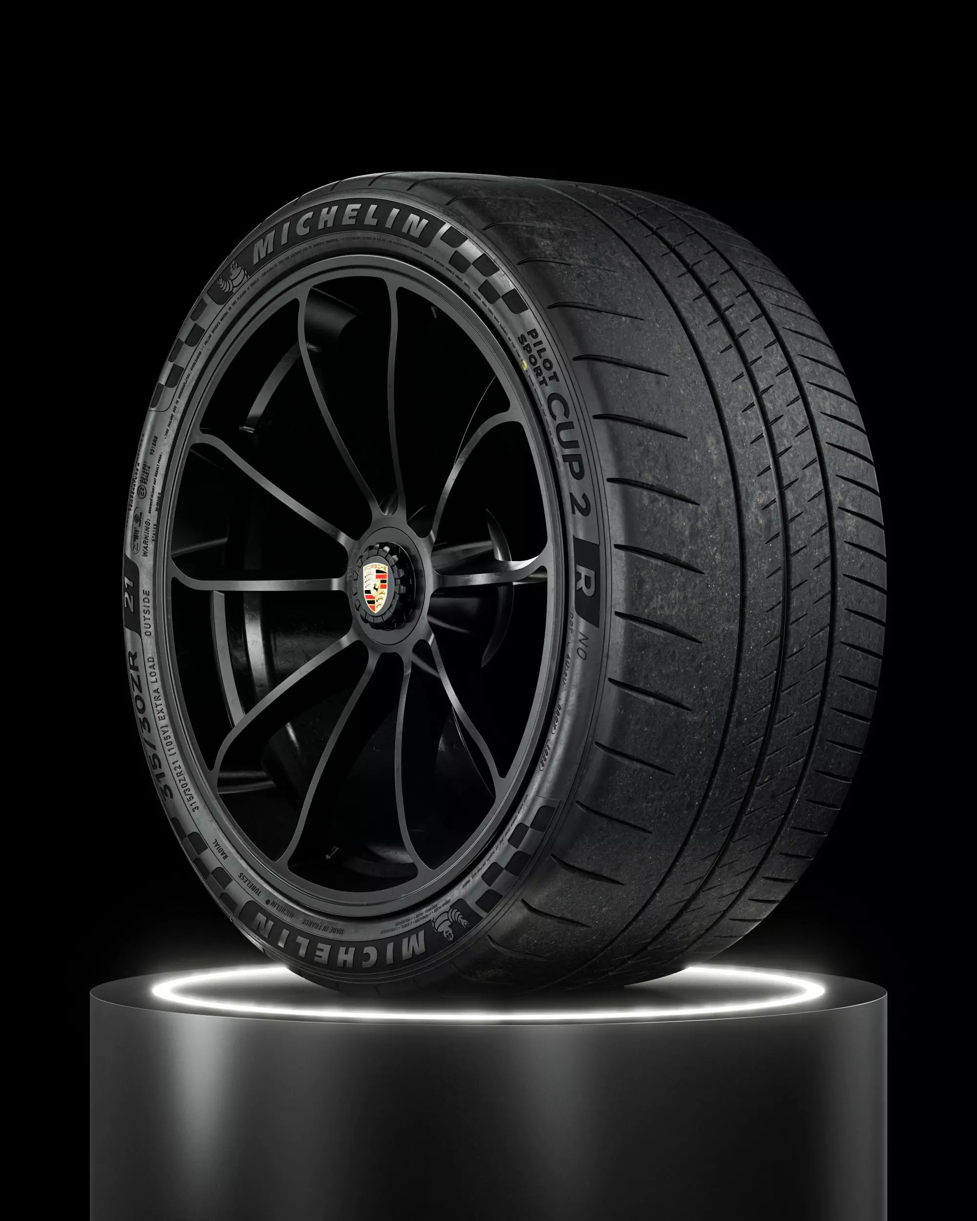 Michelin Pilot Sport CUP 2 R 315 30 ZR21 105Y GT3 3D model_0