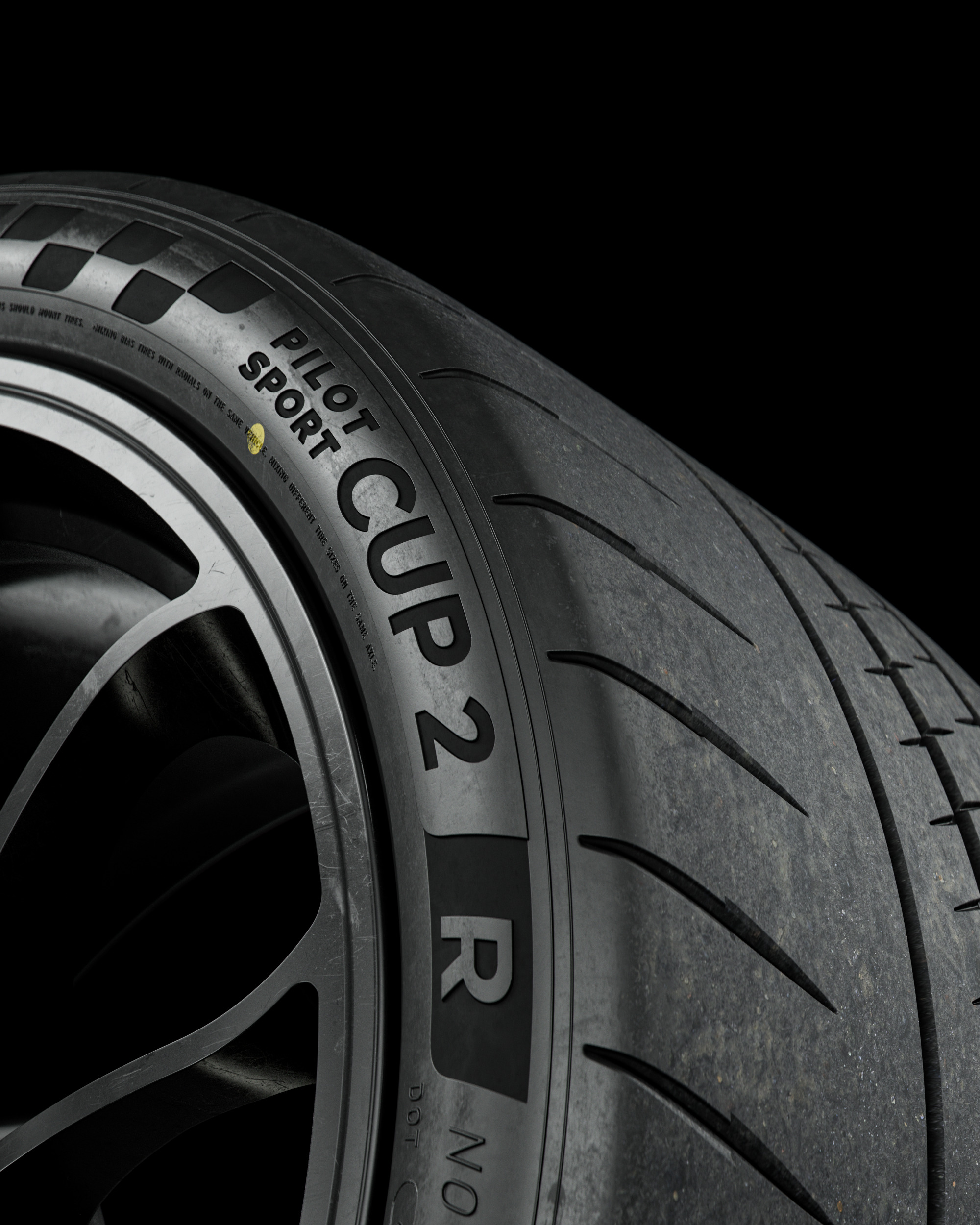 Michelin Pilot Sport CUP 2 R 315 30 ZR21 105Y GT3 3D model_7