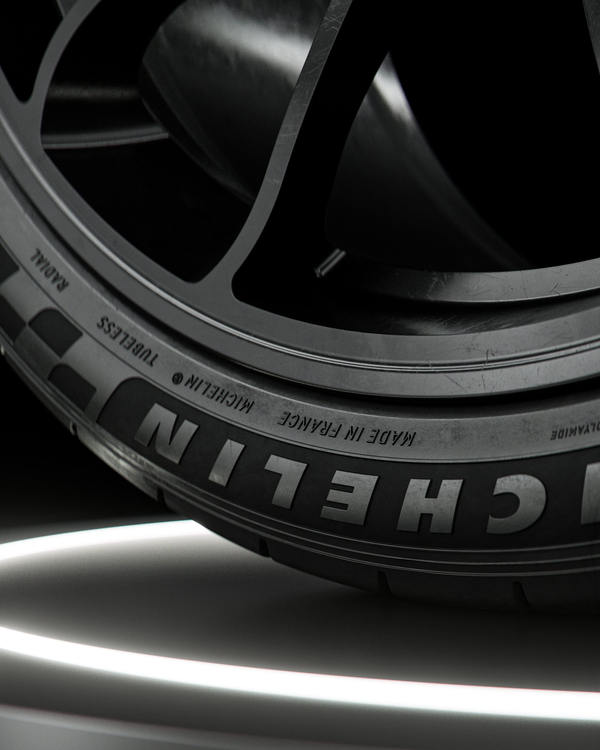 Michelin Pilot Sport CUP 2 R 315 30 ZR21 105Y GT3 3D model_2