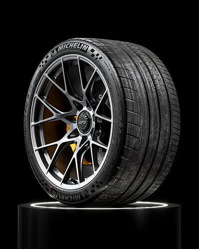 Michelin Pilot Sport Cup 2 325 30 ZR21 108Y REVAMP 3D model