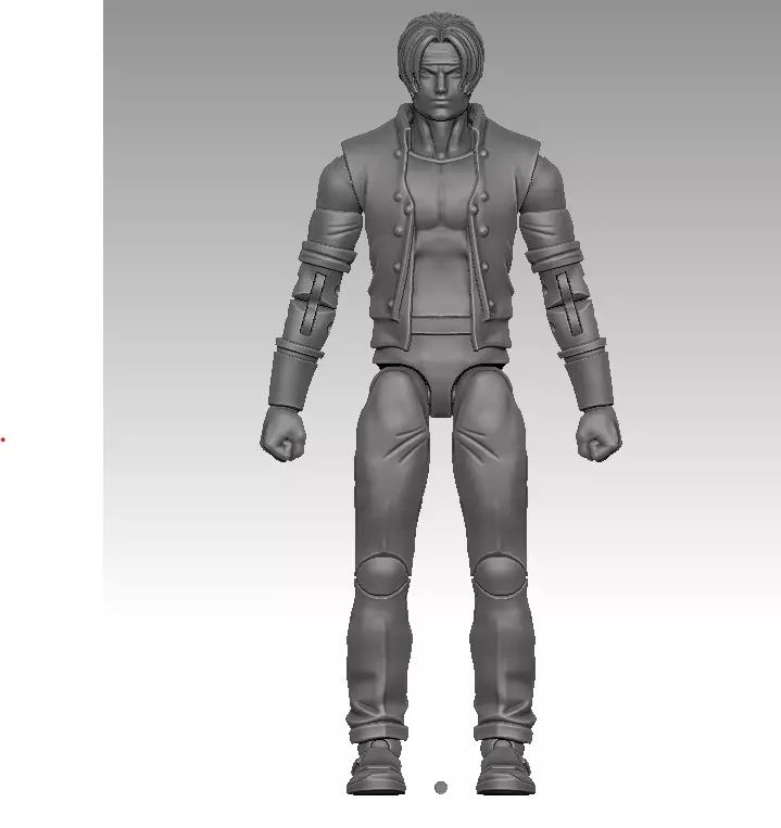 Kyo Kusanagi 13cm Articulated Figure 3D print model_0