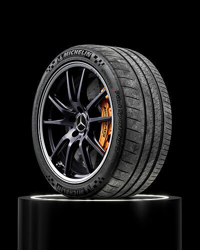 Michelin Pilot Sport Cup 2 275 35 ZR19 100Y AMG 3D model
