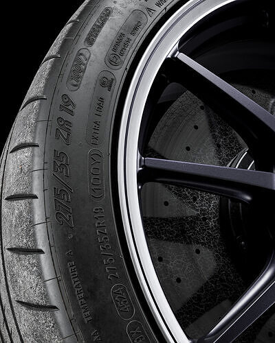 Michelin Pilot Sport Cup 2 275 35 ZR19 100Y AMG 3D model 5