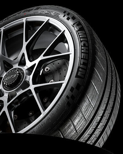Michelin Pilot Sport Cup 2 265 35 ZR20 95Y REVAMP 3D model 4