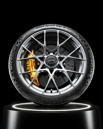Michelin Pilot Sport Cup 2 265 35 ZR20 95Y REVAMP 3D model 5