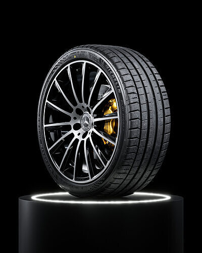 Michelin Pilot Sport 5 245 35 ZR19 93Y 3D model